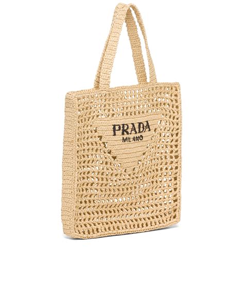 Prada raffia handbags